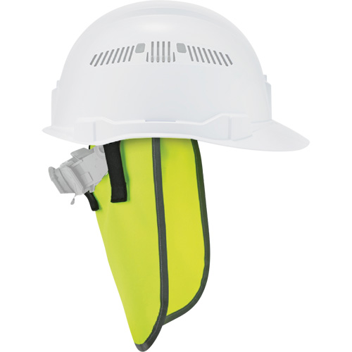 GloWear 8006 Hardhat Neck Shade, High-Visibility Lime Green Equipex