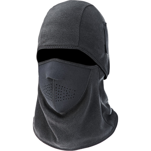 N-Ferno&reg; 6826 Two-Piece Balaclava, Fleece/Neoprene/Polyester, Black Equipex