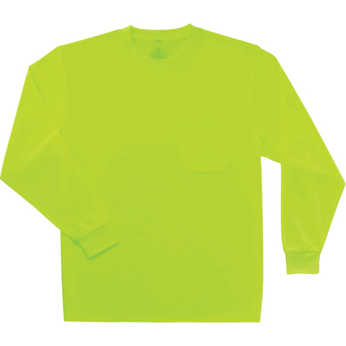 Chandail &agrave; manches longues non certifi&eacute; GloWear 8091, Polyester, Petit, Jaune lime haute visibilit&eacute; Equipex