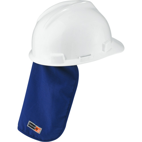 Chill-Its&reg; 6717FR Cooling FR Hardhat Pad & Neck Shade, Blue Equipex
