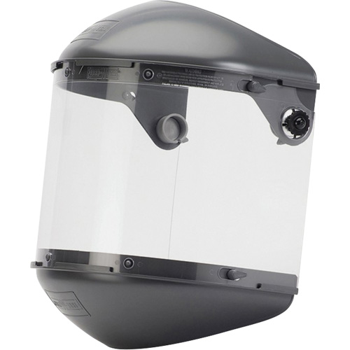 Fibre-Metal Dual 4" Crown High Performance Face Shield System, Propionate, Ratchet Suspension Equipex