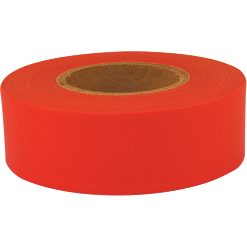 Ruban de signalisation Sub-Zero, 1,2" la x 150' lo, Rouge fluorescent Equipex
