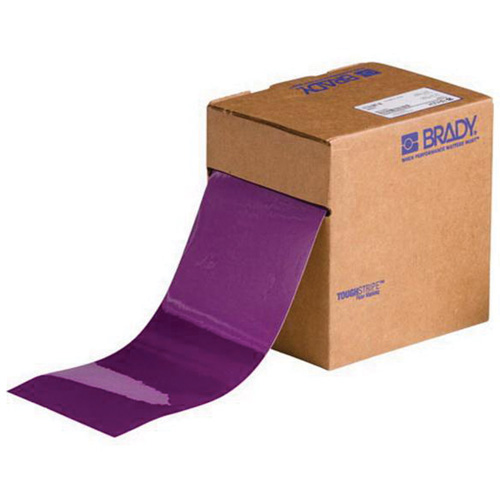 ToughStripe&reg; Floor Marking Tape, 3" x 100', Polyester, Purple Equipex