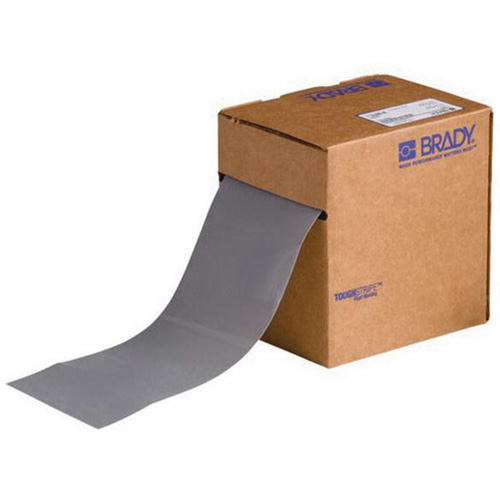 Ruban de marquage pour planchers ToughStripe, 4" x 100', Polyester, Gris Equipex