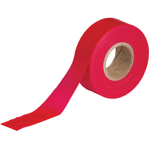 Ruban pour signalisation, 1,188" la x 300' lo, Rouge Equipex