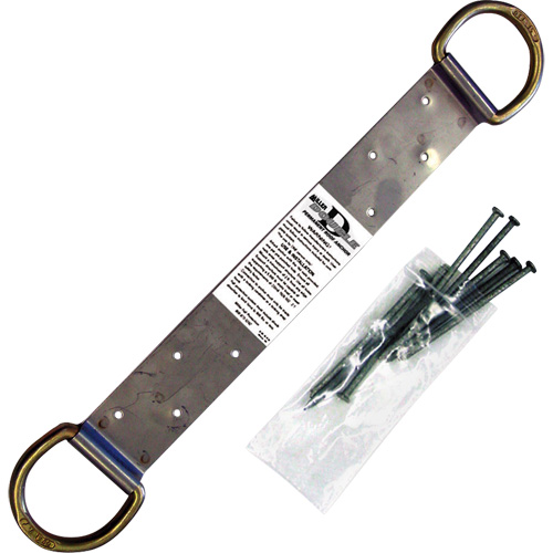 Ancrage double pour toiture Miller, Anneau en D, Usage Permanent Equipex