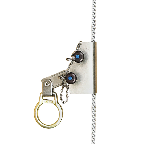 Lad-Saf Static Wire Rope Grab, 3/8" Rope Diameter Equipex