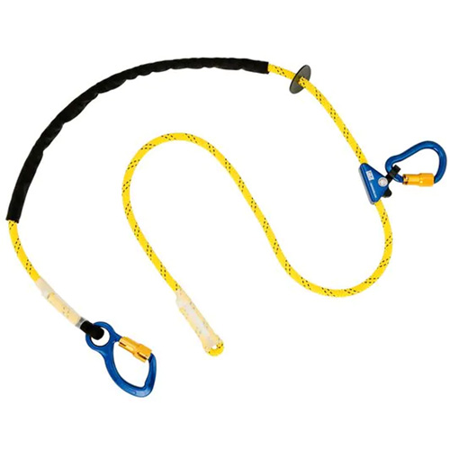 Longe ajustable pour grimpeur, 1 branches, 8', Classe CSA A, Nylon Equipex