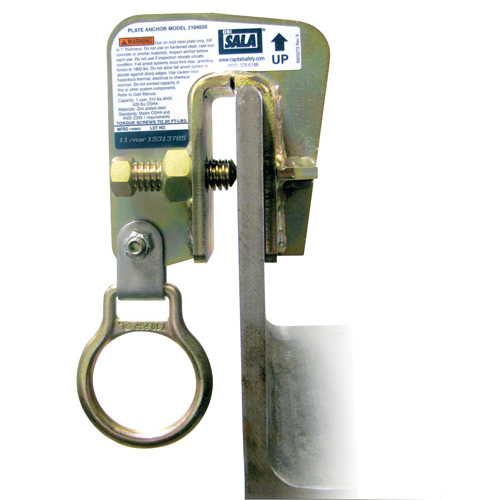 DBI-SALA&reg; Steel Plate Anchor, Bolt-On, Temporary Use Equipex