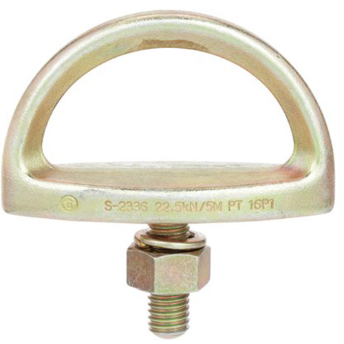 Anchorage Connector, D-Ring, Permanent Use Equipex