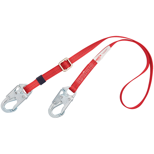 PRO Adjustable Web-Positioning Lanyard, 1 Legs, 6', CSA Class B, Polyester Equipex