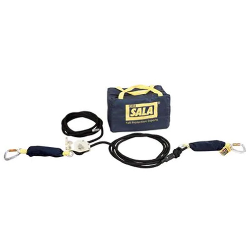 Syst&egrave;me de cordage de s&eacute;curit&eacute; synth&eacute;tique horizontal Sayfline Equipex