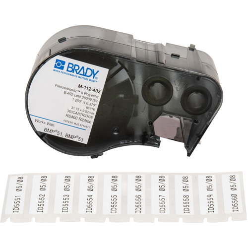 Low Temperature Label Maker Cartridge, Black Equipex