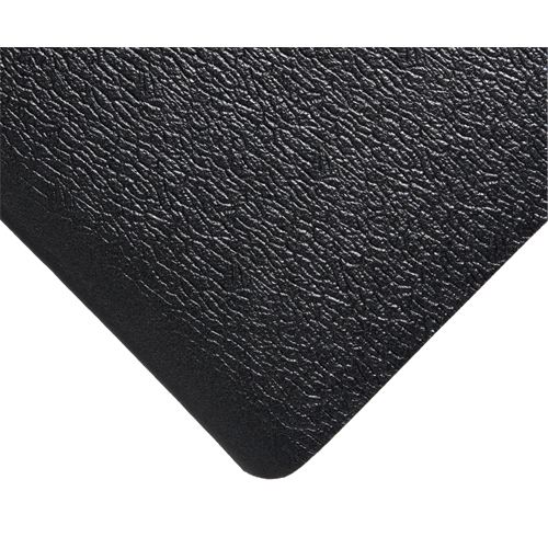 Tapis Deluxe Soft Step No 444, Rugueux, 3' x 5' x 5/8", Noir, &eacute;ponge en PVC Equipex