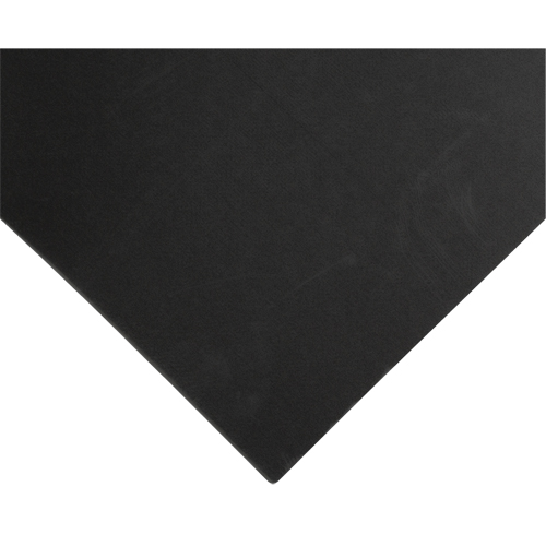 Tapis conducteur d'&eacute;lectricit&eacute; no 785, 3' la x 75' lo x 3/32" &eacute;p, PVC, Lisse, Noir Equipex