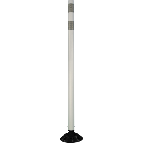 D&eacute;lin&eacute;ateur r&eacute;sistant aux impacts, 36" h, Blanc Equipex