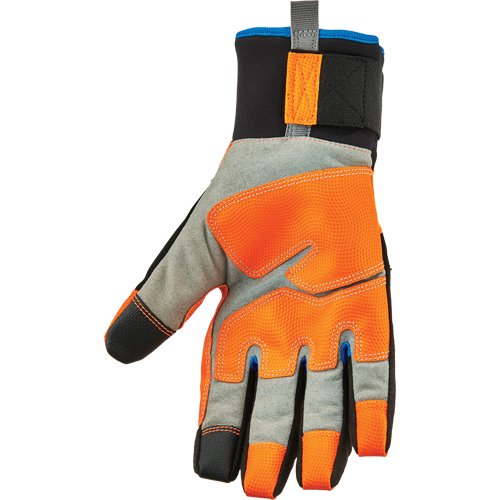 Gants utilitaires thermiques haute visibilit&eacute; performants et &eacute;tanches ProFlex 818WP, Paume Polyur&eacute;thane, Taille Petit Equipex