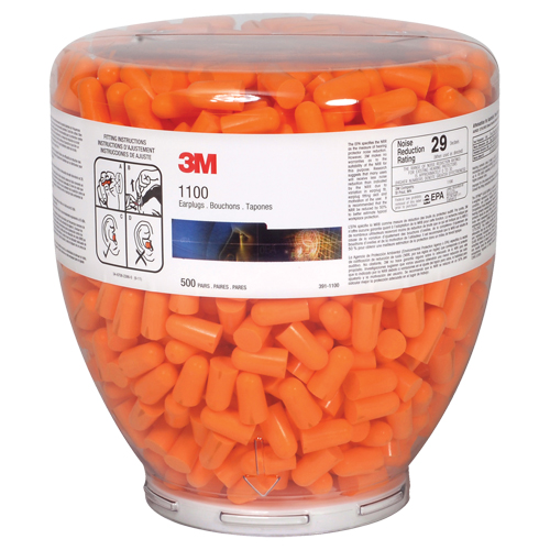 E-A-R 1100 Series Earplugs Dispenser Bottle Refill, Bulk - Canister Equipex