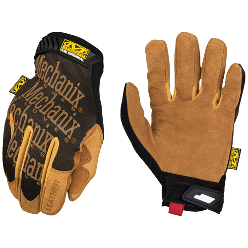 The Original&reg; Gloves, Small, Grain Leather Palm, Hook & Loop Cuff Equipex
