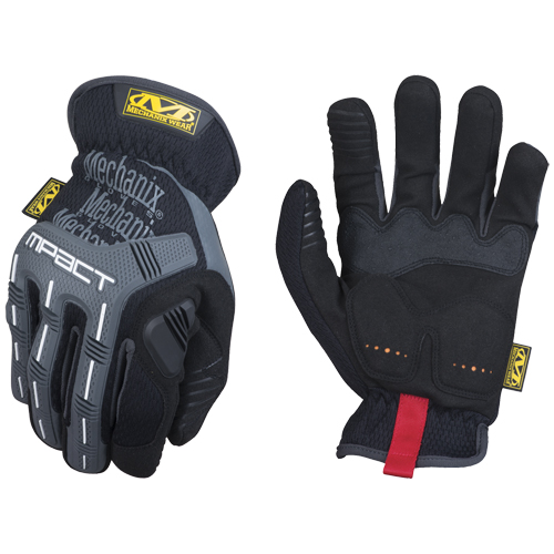 M-Pact&reg; Gloves, Small, Grain Leather Palm, Slip-On Cuff Equipex