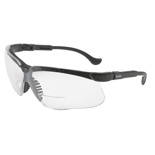 Lunettes de s&eacute;curit&eacute; Uvex Genesis avec verres de lecture, Anti-&eacute;gratignures, Transparent, Dioptrie 1,5 Equipex