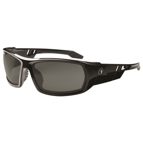 Skullerz&reg; Odin Safety Glasses, Grey/Smoke Lens, Anti-Scratch, ANSI Z87+/Meets/Exceeds CSA Z94.3 Equipex