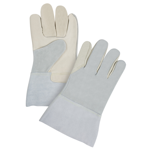 Gants de travail de premi&egrave;re qualit&eacute; &agrave; dos refendu, T-Grand, Paume en Cuir fleur de vache Equipex