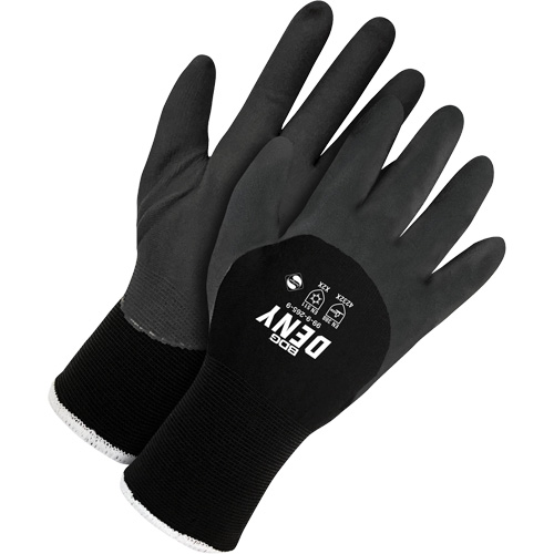 Gants synth&eacute;tiques, 10, R&ecirc;vetement Mousse de nitrile, Calibre 15, Enveloppe en Nylon/Acrylique Equipex