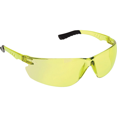 Lunettes de s&eacute;curit&eacute; Firebird Dynamic, Lentille Ambr&eacute;e, Anti-&eacute;gratignures/Antistatique, ANSI Z87+/R&eacute;pond ou surpasse la norme CSA Z94.3 Equipex