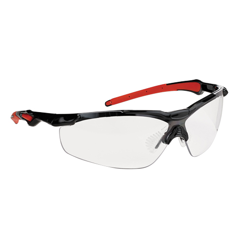 Dynamic Hawk Series Safety Glasses, Clear Lens, Anti-Fog, ANSI Z87+/Meets/Exceeds CSA Z94.3 Equipex