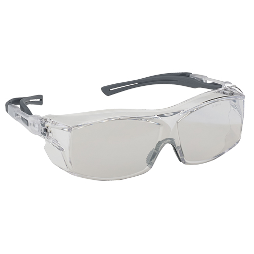 Lunettes de s&eacute;curit&eacute; s&eacute;rie Extra OTG Dynamic, Lentille Miroir int&eacute;rieur/ext&eacute;rieur, Antibu&eacute;e/Anti-&eacute;gratignures, ANSI Z87+/R&eacute;pond ou surpasse la norme CSA Z94.3 Equipex