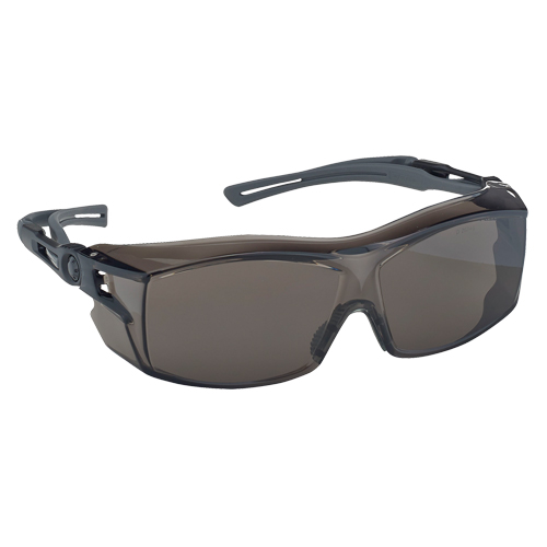Lunettes de s&eacute;curit&eacute; s&eacute;rie Extra OTG Dynamic, Lentille Fum&eacute;e, Antibu&eacute;e/Anti-&eacute;gratignures, ANSI Z87+/R&eacute;pond ou surpasse la norme CSA Z94.3 Equipex