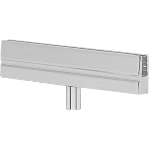 Support d'enseigne pour poteau portable, Chrome poli Equipex