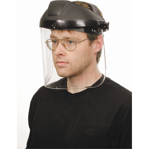 Visi&egrave;re pour harnais de t&ecirc;te North Protecto-Shield Prolok, Polycarbonate, Teinte Transparent Equipex