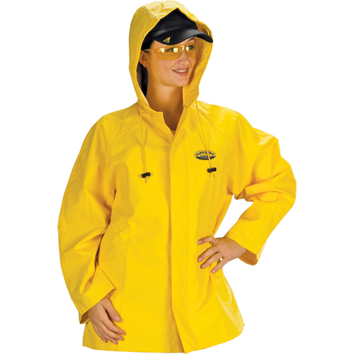 Hurricane Flame Retardant/Oil Resistant Rain Suits - Jackets, 4X-Large, Yellow Equipex