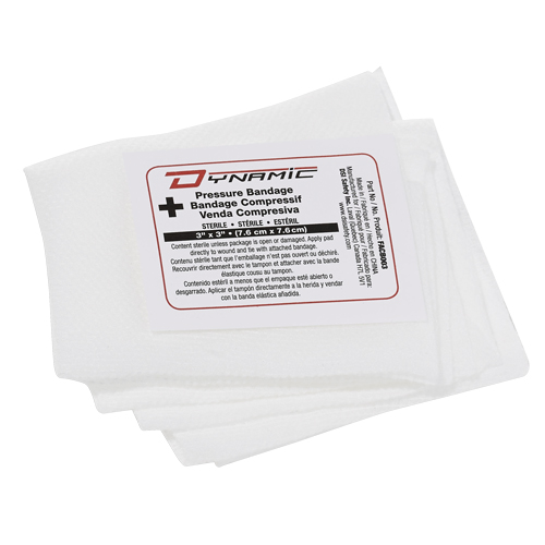 Dynamic Compress Bandage, 3" L x 3" W Equipex