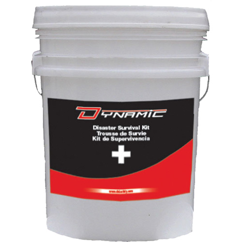 Trousse de premiers soins pour pr&eacute;paration aux situations d'urgence Dynamic, Dispositif m&eacute;dical Classe 1, Seau Equipex