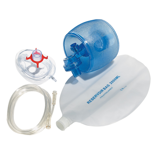Dynamic Manual Resuscitator, Single Use Faceshield, Class 1 Equipex