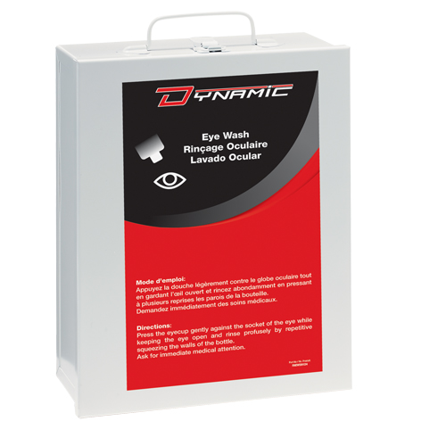Dynamic Eyewash Station with Isotonic Solution, Double Equipex