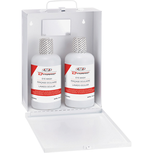 Dynamic Eyewash Station with Isotonic Solution, Double Equipex