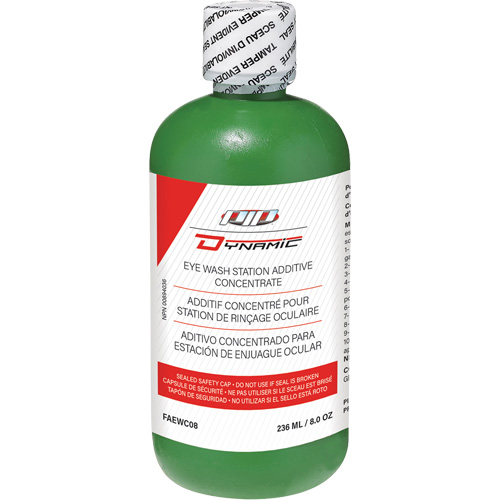 Dynamic Eyewash Additive Concentrate, Full Bottle, 8 oz. Equipex