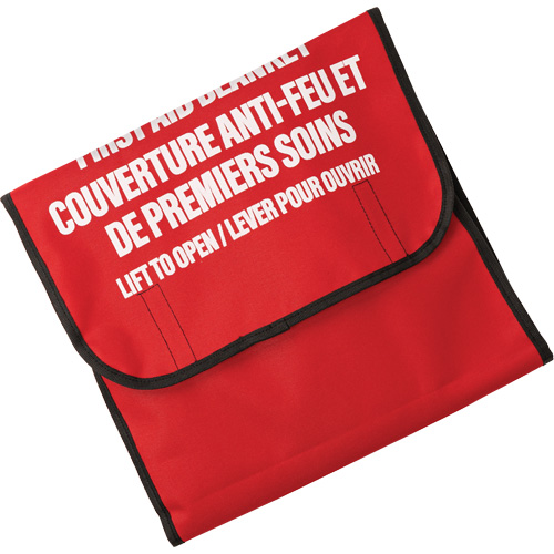 Couverture anti-feu avec sac de nylon Dynamic, Laine, 60" lo x 71" la Equipex