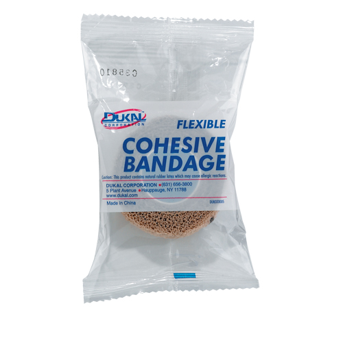Dukal Bandage, Cut to Size L x 1" W, Class 1, Self-Adherent Equipex