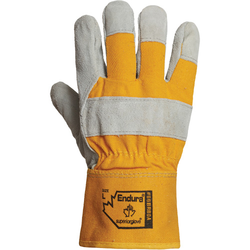 Endura&reg; Winter Fitters Glove, Large, Split Leather Palm, Boa Inner Lining Equipex