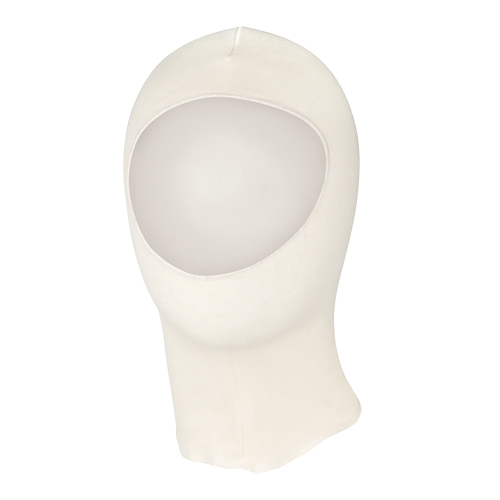 Spray Sock Head Cover, Cotton, White Equipex