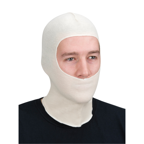 Spray Sock Head Cover, Cotton, White Equipex