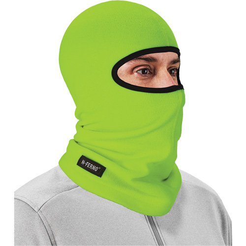 N-Ferno&reg; 6821 Balaclava, Fleece, High-Visibility Lime Green Equipex