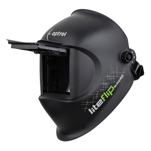 Masque de soudage Liteflip Autopilot, 3,94" lo x 1,97" la Champ de vision, Teinte 1/5/5 - 14, Noir Equipex