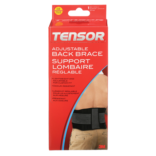 Support lombaire ajustable Tensor, &eacute;lastique, Taille unique Equipex