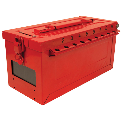 Small Group Lock Box, Red Equipex